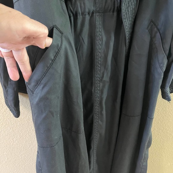 *NEW Anthropologie Hei-Hei charcoal gray duster trach coat - Picture 7 of 8